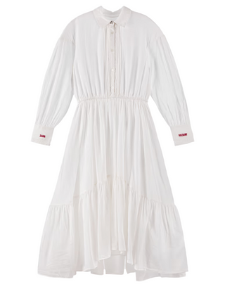 Zadig & Voltaire Girls' Voile Ceremony Dress in White