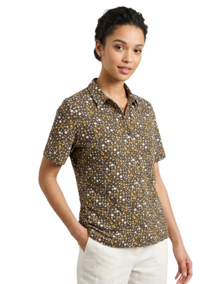 Women's Short Sleeve Printed Cosmec Jersey Shirt in Grey Mix (Imperfect)