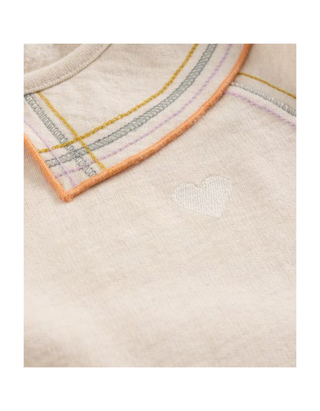 White Stuff Girls' Mirabelle Sweatshirt Dress in LIGHT NATURAL