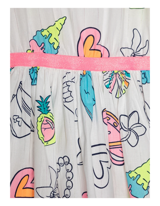Billieblush Girls' Printed Doddle Day Dress Multicoloured