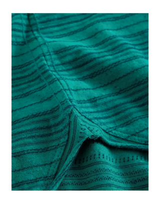 Women's Clara Long Sleeve Stripe T-Shirt in Green