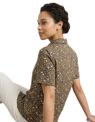 Women's Short Sleeve Printed Cosmec Jersey Shirt in Grey Mix (Imperfect)