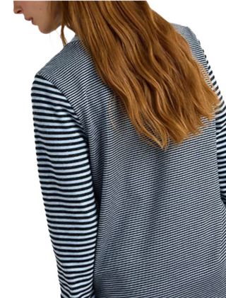 Women's Clara Sparkle Long Sleeve T-Shirt in Blue Multi