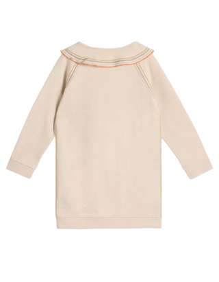 White Stuff Girls' Mirabelle Sweatshirt Dress in LIGHT NATURAL