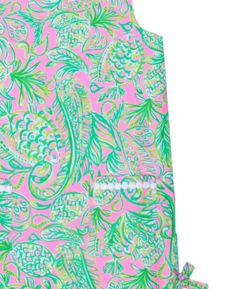 Lilly Pulitzer Girls' Little Lilly Classic Shift Dress in Green Mix