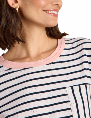 Women's 100% Cotton Dani T-Shirt in Blue