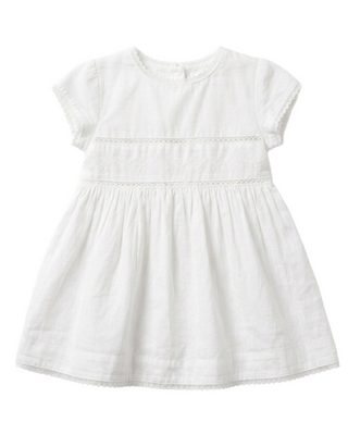 John Lewis Girl's Heirloom Collection Floral Embroidered Dress in White