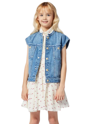 Zadig & Voltaire Girl's Shirt Dress in White