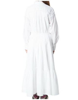 Zadig & Voltaire Girls' Voile Ceremony Dress in White