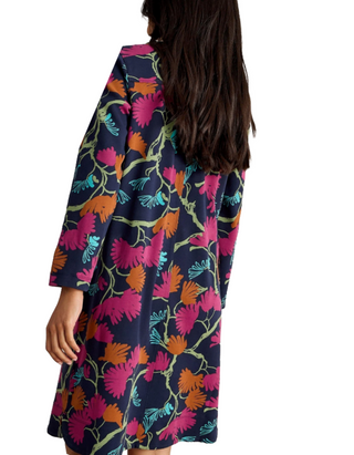 Women's Printed June Jersey Dress Navy Multi