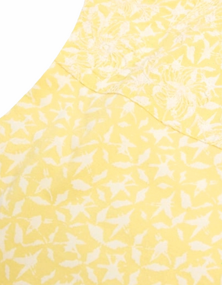 Women's Anthea Embroidery Printed Top in Yellow