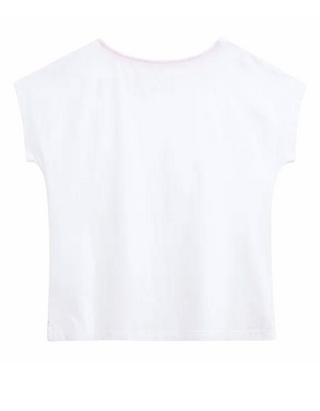 Women's Anthea Floral Embroidered Top in White