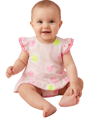 Billieblush Baby Floral-Print Dress in Pink (Imperfect)