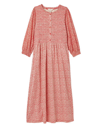 Women's Gia Red Mixed Fabric Dress