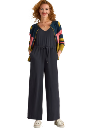 Women's Sleeveless Jasmine Jersey Jumpsuit in Grey