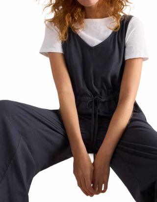Women's Sleeveless Jasmine Jersey Jumpsuit in Grey