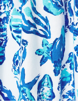 Lilly Pulitzer Mini Jilly Dress in Resort White Shell Collector