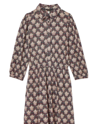 Women's Hazel Jersey Shirt Dress in Navy