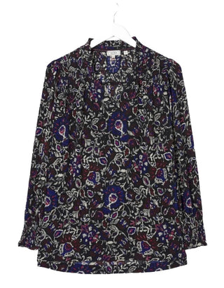 Women's Long Sleeve Inspirit Floral Tunic in Black