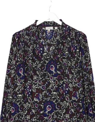 Women's Long Sleeve Inspirit Floral Tunic in Black