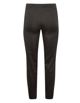 Women's Pintuck Ponte Trousers in Black