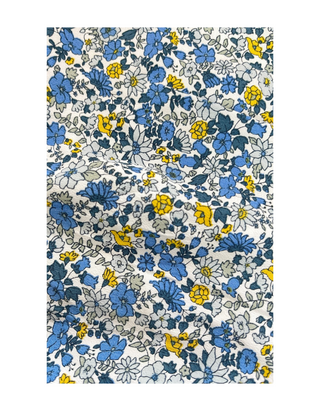 Women's Sienna Shirred Waisted Ditsy Floral Skirt in Adele Blue