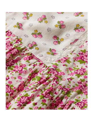 Mini Boden Girls' Floral Printed Dress in Vintage Posy Dress