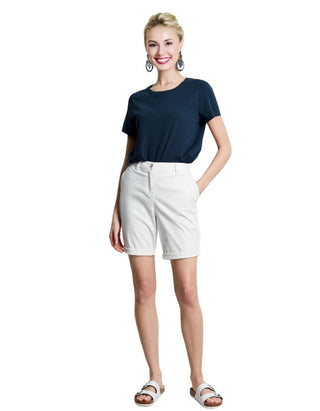 Women's Short Sleeve Frankie Crew T-shirt in Navy