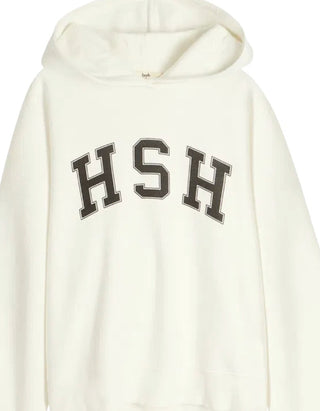 Women's Graphic Cropped Hoodie in White (Imperfect)