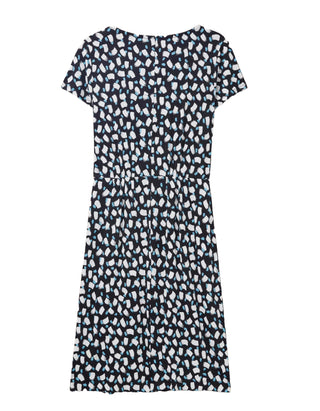 Women's Tallie Midi Jersey Dress in BLACK MULTI