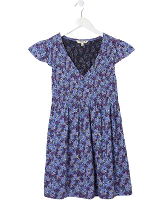 Women's Cap Sleeve Purple Ink Floral Tunic