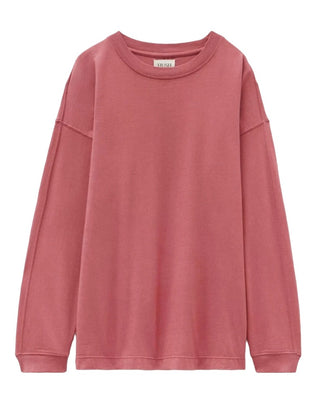 Women's Flo Oversized Long Sleeve Top in Pink