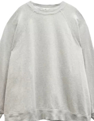 Women’s Long Sleeve Megan Oversized Sweatshirt in Grey Marl