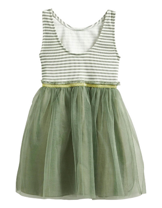 Mini Boden Girls' Jersey Tulle Mix Dress in
