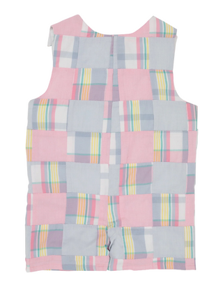 The Beaufort Bonnet Company Baby Benjamin Romper - Morris Madras