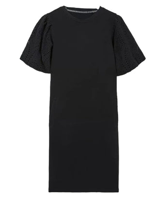 Women's Enya Jersey Dress in Black (Imperfect)