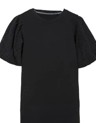 Women's Enya Jersey Dress in Black (Imperfect)