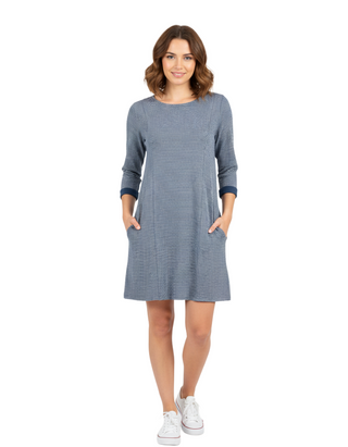 Women's Stripe Clew Tunic Spale Night Beachwood in Blue