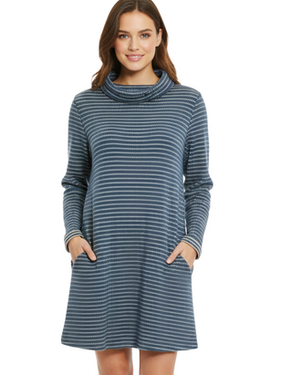 Women's  Mawgan Porth Tunic in Drop Stone Light Squid