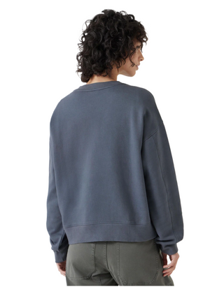 Women's Cotton Weekending Graphic Sweatshirt in Grey  (Imperfect)
