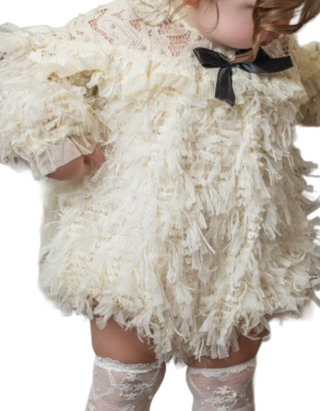 Petite Maison Kids Ivanna Romper - Ivory