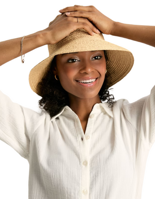 Women's Nell Button Through Everyday Essential Cotton Shirt in White