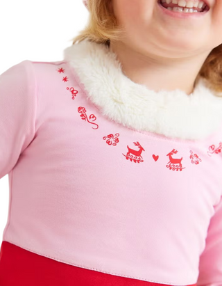 Girls' Discovery Jovie Elf Costume Dress in Pink (Imperfect)