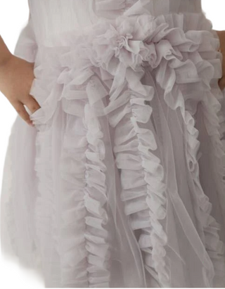 Petite Masion Kids' Ariel Tulle Dress in Lavender (Imperfect)