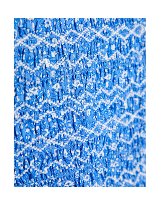 Jojo Maman Bebe Girls' Floral Bud Smocked Summer Dress in  Blue