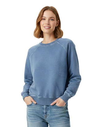 Women's Cotton Sweatshirt in Pastel Blue