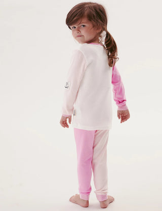 Marks& Spencer Unisex Roald Dahl Cotton Pyjamas in Pink Mix