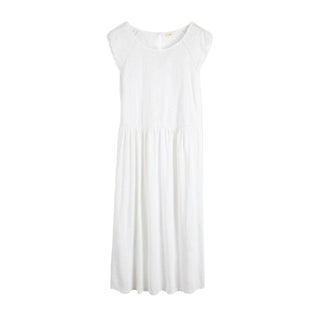 Women's Broderie Jersey Dress in White