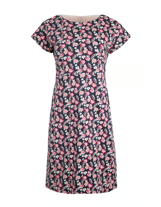 Weird Fish Starshine Organic Jersey Dress – Midnight – Sizes 8–22 – A-Line With Pockets