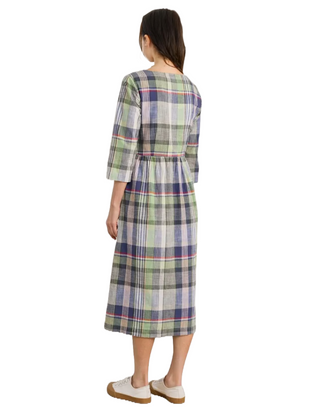 Women's Budehaven 3/4 Sleeve Midi Dress Regular in Tree Bowe (IMPERFECT)